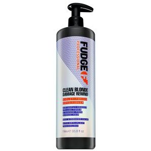 Fudge Professional Clean Blonde Damage Rewind Violet-Toning Conditioner balsamo colorato per capelli biondi 1000 ml Fudge Professional Clean Blonde Damage Rewind Violet-Toning Conditioner balsamo colorato per capelli biondi 1000 ml