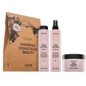 Lakmé Teknia Frizz Control Pack set contro l'effetto crespo 300 ml + 300 ml + 250 ml Lakmé Teknia Frizz Control Pack set contro l'effetto crespo 300 ml + 300 ml + 250 ml