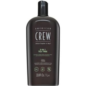 American Crew 3 in 1 tea tree - Am & Body 3-IN-1 shampoo al tea tree, balsamo e gel doccia 3in1 per uomini (1000ml) American Crew 3 in 1 tea tree - Am & Body 3-IN-1 shampoo al tea tree, balsamo e gel doccia 3in1 per uomini (1000ml)