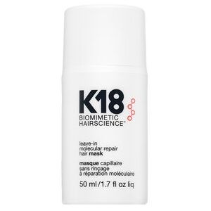 K18 Maschera Riparatrice Molecolare Senza Risciacquo per Capelli - 50 ml K18 Maschera Riparatrice Molecolare Senza Risciacquo per Capelli - 50 ml