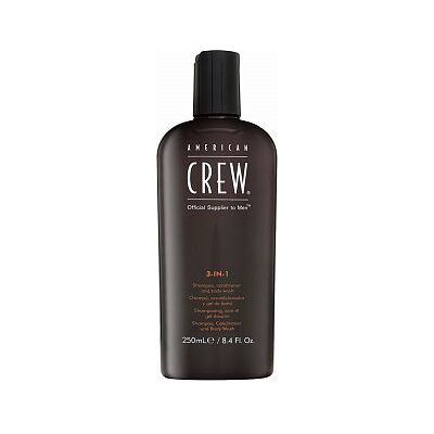 American Crew 3-in-1 shampoo, balsamo e gel doccia per uso quotidiano 250 ml American Crew 3-in-1 shampoo, balsamo e gel doccia per uso quotidiano 250 ml