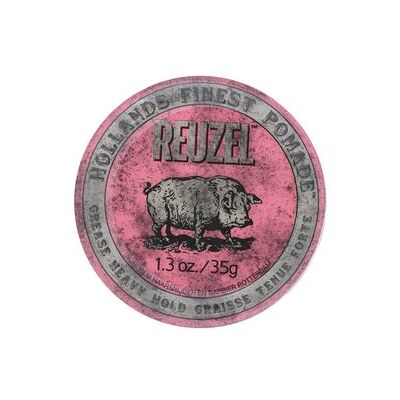 Reuzel Pink Pomade pomata per capelli per una forte fissazione 35 g Reuzel Pink Pomade pomata per capelli per una forte fissazione 35 g