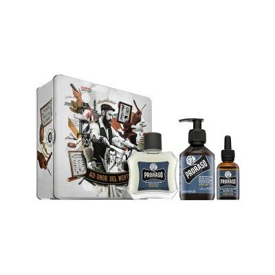 Proraso Set regalo Azur Lime Metal Box Beard Care 200 ml + 100 ml + 30 ml Proraso Set regalo Azur Lime Metal Box Beard Care 200 ml + 100 ml + 30 ml