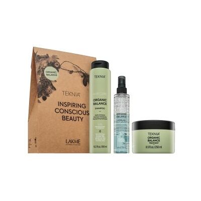 Lakmé Teknia Organic Balance Pack set per tutti i tipi di capelli 300 ml + 250 ml + 100 ml Lakmé Teknia Organic Balance Pack set per tutti i tipi di capelli 300 ml + 250 ml + 100 ml