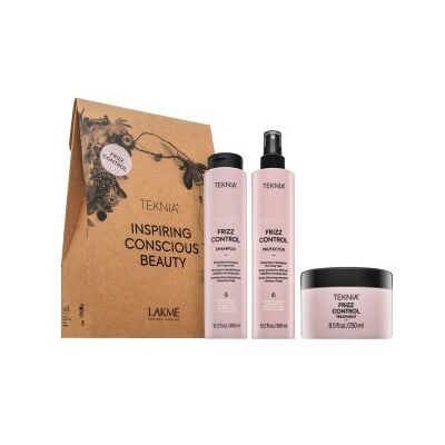 Lakmé Teknia Frizz Control Pack set contro l'effetto crespo 300 ml + 300 ml + 250 ml Lakmé Teknia Frizz Control Pack set contro l'effetto crespo 300 ml + 300 ml + 250 ml