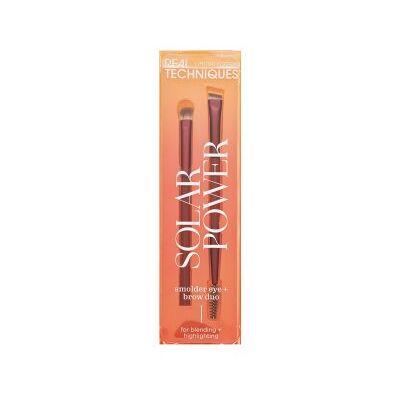 Real Techniques Solar Power Smolder Eye + Brow Duo set di pennelli per occhi Real Techniques Solar Power Smolder Eye + Brow Duo set di pennelli per occhi