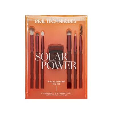 Real Techniques Solar Power Molten Metallic Eye Set set di pennelli per occhi Real Techniques Solar Power Molten Metallic Eye Set set di pennelli per occhi
