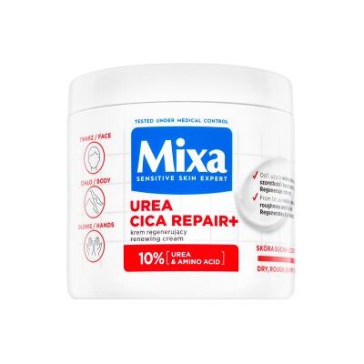 Mixa Urea Cica Repair+ Crema Idratante - Crema per viso, mani e corpo Mixa Urea Cica Repair+ Crema Idratante - Crema per viso, mani e corpo
