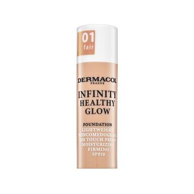 Dermacol Infinity Healthy Glow Foundation fondotinta con effetto illuminante 01 Fair 20 g Dermacol Infinity Healthy Glow Foundation fondotinta con effetto illuminante 01 Fair 20 g