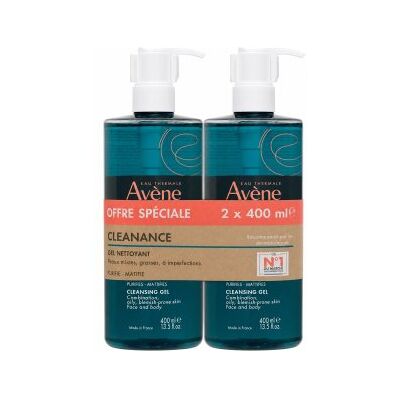 Avène Cleanance gel detergente Cleansing Gel 2 x 400 ml Avène Cleanance gel detergente Cleansing Gel 2 x 400 ml