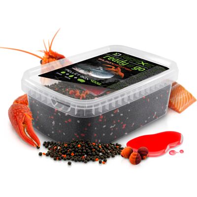 Delphin Pellet box Reaxe READY&GO; / Salmone-Gambero Delphin Pellet box Reaxe READY&GO; / Salmone-Gambero