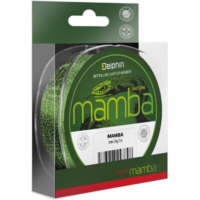 Delphin Mamba Linea Da Pesca Mimetica - 0,18mm, 6.3lbs, 300m Delphin Mamba Linea Da Pesca Mimetica - 0,18mm, 6.3lbs, 300m