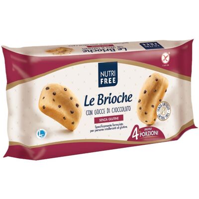 Nutrifree Le Brioche con Gocce di Cioccolato - Senza Glutine Nutrifree Le Brioche con Gocce di Cioccolato - Senza Glutine