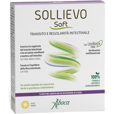 Aboca spa societa' agricola SOLLIEVO SOFT 14BUST GRANULARI Aboca spa societa' agricola SOLLIEVO SOFT 14BUST GRANULARI