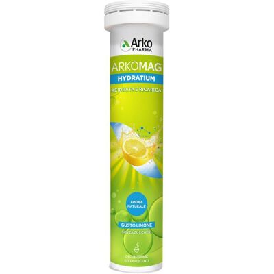 Arkofarm srl ARKOMAG HYDRATIUM LIMONE 24CPR Arkofarm srl ARKOMAG HYDRATIUM LIMONE 24CPR