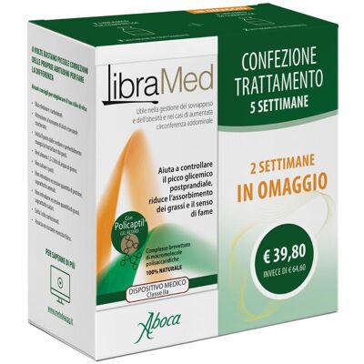 Aboca Libramed - Controllo del Peso - 5 Settimane - 138 + 84 Compresse Aboca Libramed - Controllo del Peso - 5 Settimane - 138 + 84 Compresse