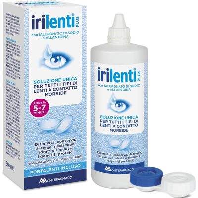 MONTEFARMACO OTC SPA Irilenti Plus - Soluzione per lenti a contatto, 2x360ml MONTEFARMACO OTC SPA Irilenti Plus - Soluzione per lenti a contatto, 2x360ml