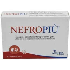 Aurora Biofarma Nefropiù Cani e Gatti 30 Compresse - Supporto Renale Aurora Biofarma Nefropiù Cani e Gatti 30 Compresse - Supporto Renale
