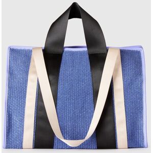 United Colors Of Benetton Benetton, Maxi Tote Bag In Rafia, Blu, Donna U United Colors Of Benetton Benetton, Maxi Tote Bag In Rafia, Blu, Donna U