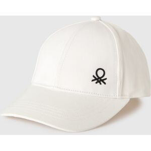 United Colors Of Benetton Benetton, Cappellino Baseball In Tela, Bianco, Bambini 104 United Colors Of Benetton Benetton, Cappellino Baseball In Tela, Bianco, Bambini 104