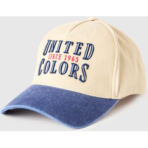 United Colors Of Benetton Benetton, Cappellino Baseball Con Ricamo, Bianco Panna, Uomo U United Colors Of Benetton Benetton, Cappellino Baseball Con Ricamo, Bianco Panna, Uomo U