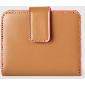 United Colors Of Benetton Benetton, Portafoglio Compatto, Cammello, Donna U United Colors Of Benetton Benetton, Portafoglio Compatto, Cammello, Donna U