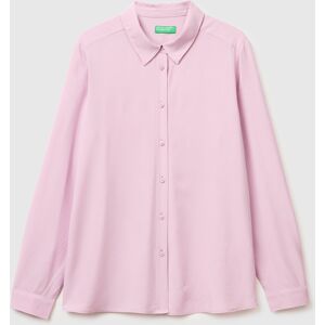 United Colors Of Benetton Benetton, Camicia Fluida Regular Fit, Rosa, Donna XL United Colors Of Benetton Benetton, Camicia Fluida Regular Fit, Rosa, Donna XL