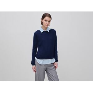 United Colors Of Benetton Benetton, Maglia Scollo A Barchetta 100% Lana Merino, Blu Scuro, Donna XL United Colors Of Benetton Benetton, Maglia Scollo A Barchetta 100% Lana Merino, Blu Scuro, Donna XL