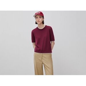 United Colors Of Benetton Benetton, Maglia Manica Corta 100% Lana Merino, Bordeaux, Donna XL United Colors Of Benetton Benetton, Maglia Manica Corta 100% Lana Merino, Bordeaux, Donna XL