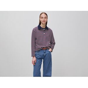 United Colors Of Benetton Benetton, Polo Rigata Regular Fit, Blu Scuro, Donna XL United Colors Of Benetton Benetton, Polo Rigata Regular Fit, Blu Scuro, Donna XL