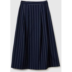 United Colors Of Benetton Benetton, Gonna Gessata Con Spacco, Blu Scuro, Donna United Colors Of Benetton Benetton, Gonna Gessata Con Spacco, Blu Scuro, Donna