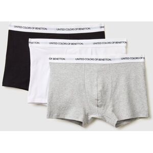 United Colors Of Benetton Benetton, Set Tre Boxer In Cotone Bio Stretch, Multicolore, Uomo XL United Colors Of Benetton Benetton, Set Tre Boxer In Cotone Bio Stretch, Multicolore, Uomo XL