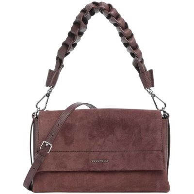 Coccinelle boheme suede borsa a spalla pelle bovina ruvida berry Coccinelle boheme suede borsa a spalla pelle bovina ruvida berry