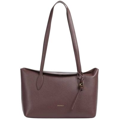 Coccinelle borsa shopper thess in pelle berry Coccinelle borsa shopper thess in pelle berry