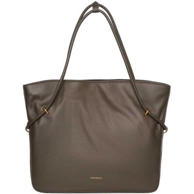 Coccinelle borsa shopping lizzie in pelle verde Coccinelle borsa shopping lizzie in pelle verde
