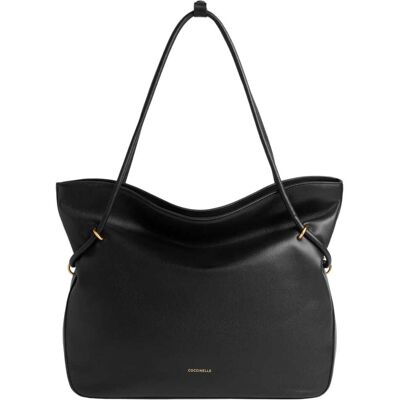 Coccinelle borsa a spalla lizzie medium in pelle nera Coccinelle borsa a spalla lizzie medium in pelle nera