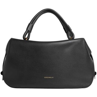 Coccinelle borsa a tracolla lizzie small in pelle nera Coccinelle borsa a tracolla lizzie small in pelle nera