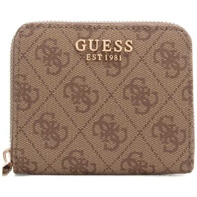 Guess portacarte a libro da donna con stampa logo 4g all over latte logo Guess portacarte a libro da donna con stampa logo 4g all over latte logo
