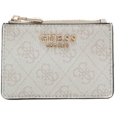 Guess portacarte da donna con stampa logo 4g all over bone logo Guess portacarte da donna con stampa logo 4g all over bone logo