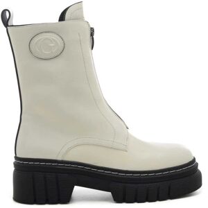 Guess stivaletti combat da donna con chiusura con zip bianco white Guess stivaletti combat da donna con chiusura con zip bianco white