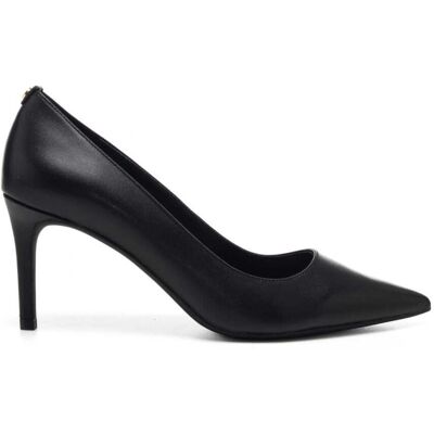 Michael Kors décolleté alina flex con tacco a stiletto medio in pelle liscia nera Michael Kors décolleté alina flex con tacco a stiletto medio in pelle liscia nera