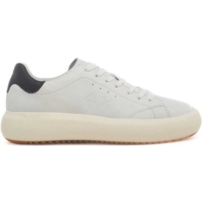 Sun68 sneakers da uomo big boy classic con inserto a contrasto sul retro bianco e nero Sun68 sneakers da uomo big boy classic con inserto a contrasto sul retro bianco e nero