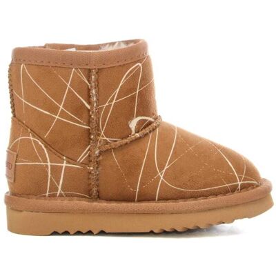 Grunland stivaletti da bambina croy in suede con stampa strisce all over cuoio Grunland stivaletti da bambina croy in suede con stampa strisce all over cuoio