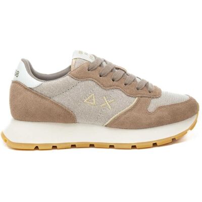 Sun68 sneakers da donna ally glitter con inserti a contrasto stone Sun68 sneakers da donna ally glitter con inserti a contrasto stone