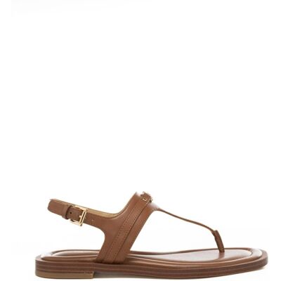 Michael Kors sandali bassi da donna mandy thong infradito cuoio Michael Kors sandali bassi da donna mandy thong infradito cuoio