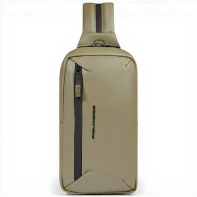 Piquadro Monospalla C2OW Unisex Verde Water-Resistant con Porta iPad mini Piquadro Monospalla C2OW Unisex Verde Water-Resistant con Porta iPad mini