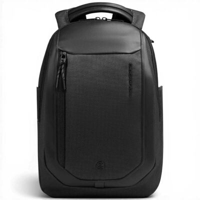 Piquadro Zaino Bagmotic Unisex Nero in Pelle e Tessuto con Porta PC 13'' e iPad Piquadro Zaino Bagmotic Unisex Nero in Pelle e Tessuto con Porta PC 13'' e iPad