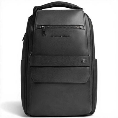 Piquadro Zaino S141 Uomo Nero in Pelle con Porta PC 14'' e iPad Piquadro Zaino S141 Uomo Nero in Pelle con Porta PC 14'' e iPad