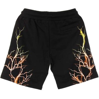 PHOBIA Pantalone Corto Tuta Uomo Orange Yellow Lightning Shorts Black/orange/yellow PHOBIA Pantalone Corto Tuta Uomo Orange Yellow Lightning Shorts Black/orange/yellow