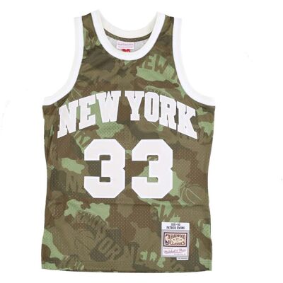 Mitchell & Ness - Swingman Patrick Ewing 1991-92 - Camouflage verde Jersey Mitchell & Ness - Swingman Patrick Ewing 1991-92 - Camouflage verde Jersey